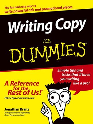Writing CopyFor Dummies - ebook